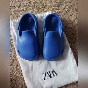 Zara Kids Blue Slip-On Shoes